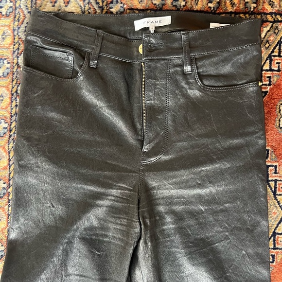 Frame Le Sylvie leather pants - Picture 3 of 7